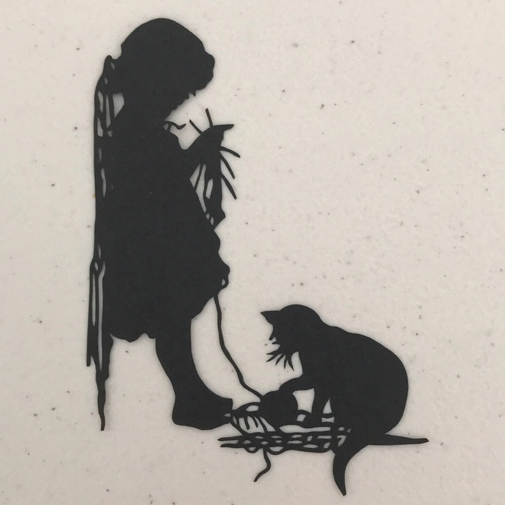 Childhood π₯ SET π Handmade PaperCut Silhouette Scherenschnitte π₯ Modern - Picture 5 of 13